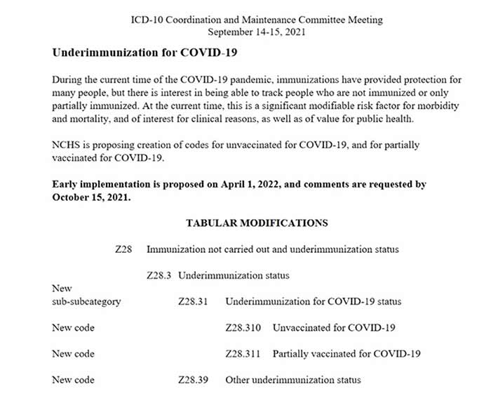 underimmunization for covid-19